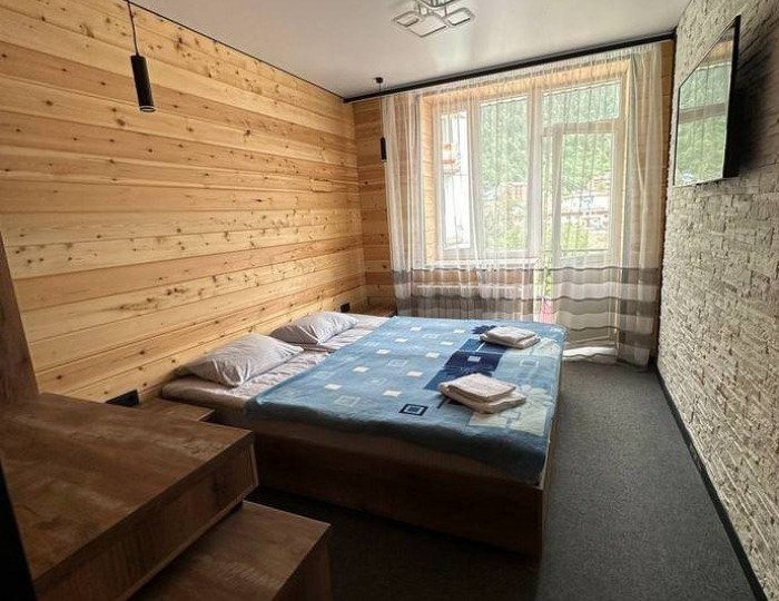 Номер люкс с 1 двуспальной кроватью №43 - Отель Alatau Lux / Алатау Люкс Домбай